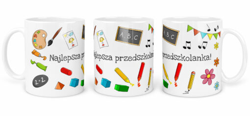 Kubek Dla Pani Przedszkolanki Personalizowany Prezent na Wielkie Okazje
