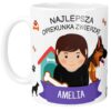 Kubek dla Opiekunki Zwierząt Personalizowany