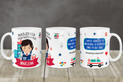 Alternative view of Kubek dla Ratowniczki Medycznej Personalizowany