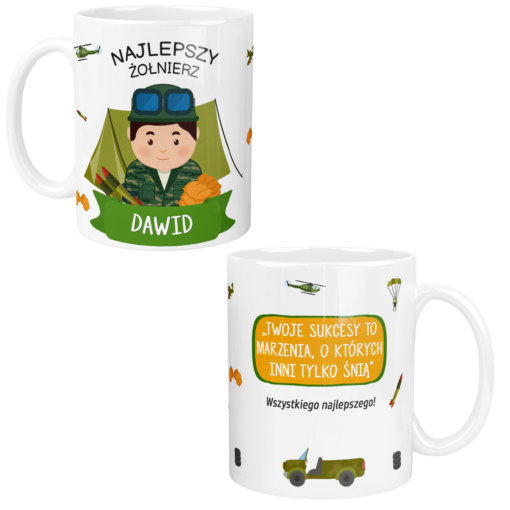 Kubek dla Żołnierza Rezerwisty Personalizowany