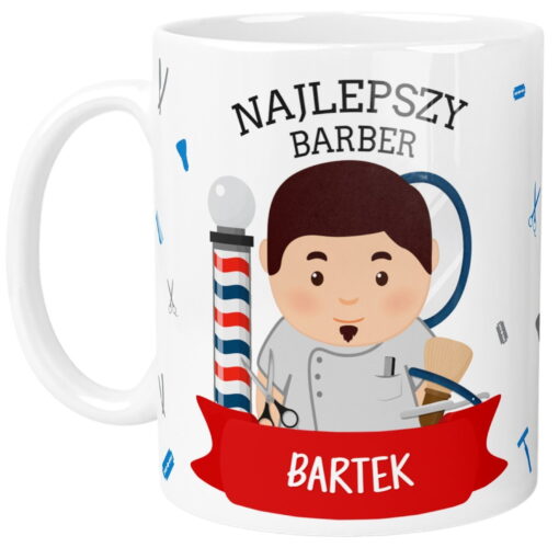 Kubek dla Barbera Fryzjera Męskiego Personalizowany