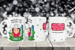 Alternative view of Kubek dla Pani Inżynier Ekolog Personalizowany