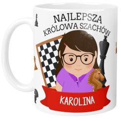 Kubek dla Szachistki na Konkurs Personalizowany