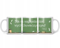 Kubek dla Najlepszej Wychowawczyni na Dzie艅 Nauczyciela Personalizowany