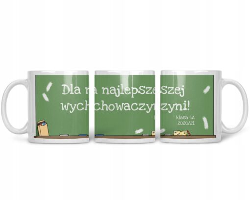 Kubek dla Najlepszej Wychowawczyni na Dzień Nauczyciela Personalizowany