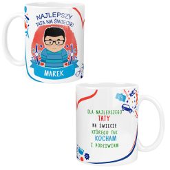 Kubek dla Najlepszego Taty Ojca Personalizowany