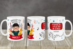 Alternative view of Kubek dla Nauczyciela Muzyki Gitary Personalizowany