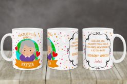 Alternative view of Kubek dla Babci Personalizowany z Życzeniami