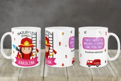 Alternative view of Personalizowany Kubek dla Stra偶aka Kobiety