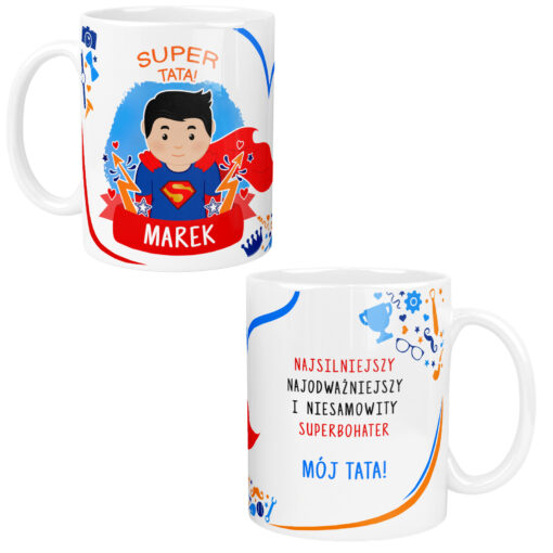 Kubek dla Super Taty Personalizowany