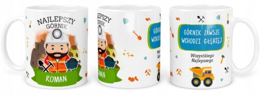 Kubek Grubiorza GÓRNIKA Hajera Personalizowany