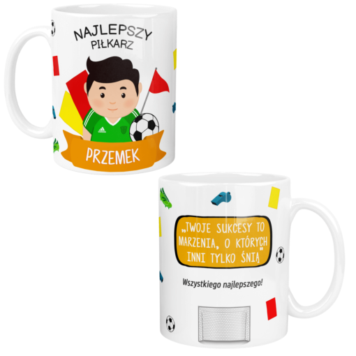 Kubek dla Trenera Sędziego Piłkarza Personalizowany
