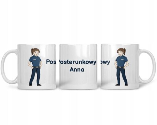 Kubek z Imieniem dla Policjantki na Prezent