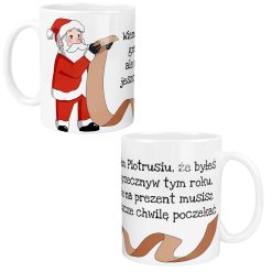 Kubek List od Mikołaja dla Twojego Dziecka Personalizowany