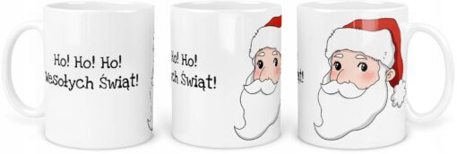 Ho Ho Ho WESOŁYCH ŚWIĄT Kubek od Mikołaja