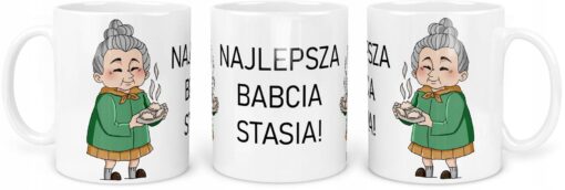 Najlepsza BABCIA Kubek z Imieniem