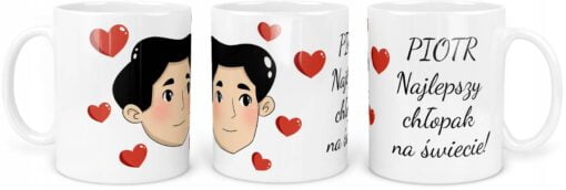 Kubek Najlepszy Chłopak na Świecie Personalizowany