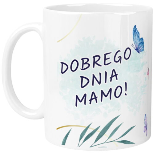 Kubek w KOLOROWE MOTYLE! Twój TEKST