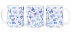 Alternative view of Kubek z Grafiką Niebieskie Motyle