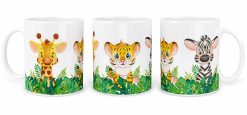 Alternative view of Kubek dla Dziecka ze Zwierzątkami Żyrafa Tygrysek Zebra