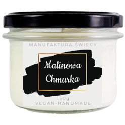 Świeca Sojowa Malinowa Chmurka 235ml