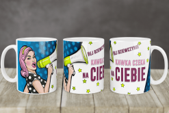 Alternative view of Kubek Hej Dziewczyno Kawka Czeka na Ciebie