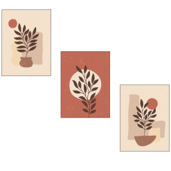 Zestaw 3 Plakatów Natura Abstrakcja Vintage | Kreatorprezentu.pl Zestaw 3 Plakatów Natura Abstrakcja Vintage | KreatorPrezentu.pl | 5398 2