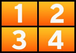 Alternative view of Fotoobraz Zdjęcia na Płótnie - Kolaż z Czterech Fotografii