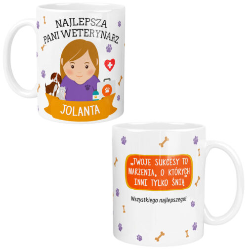 Kubek dla Pani Weterynarz Personalizowany