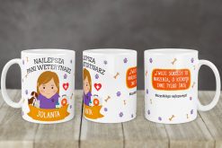 Alternative view of Kubek dla Pani Weterynarz Personalizowany