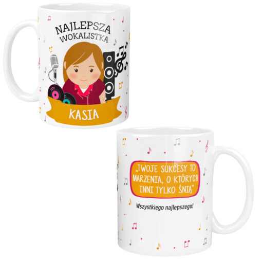 Kubek dla Wokalistki Personalizowany