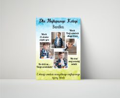 Alternative view of Personalizowany Plakat Urodzinowy dla Chłopaka 4 Zdjęcia A4