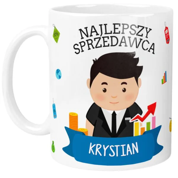 Kubek dla Najlepszego Sprzedawcy Personalizowany