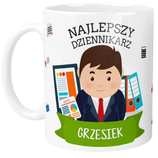Kubek dla Dziennikarza Redaktora Personalizowany