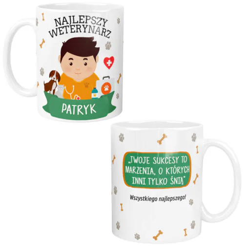Kubek dla Weterynarza z Personalizacją